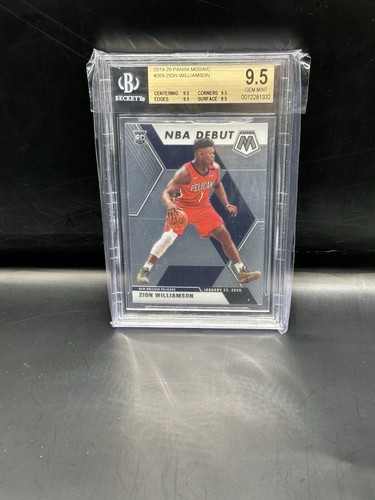 2019-20 Mosaic Zion Williamson NBA Debut Rookie RC #269 BGS 9.5