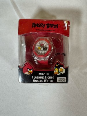 Angry Birds Analog Wrist Watch W/Red Band New In Box READ