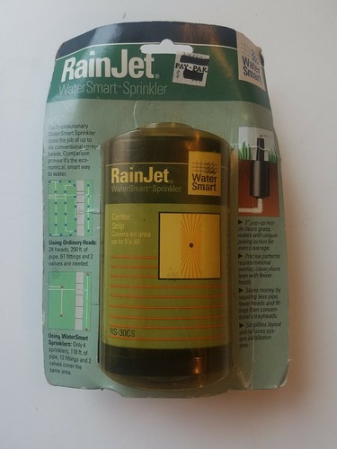 Vintage Rain Jet Water Smart Sprinkler RS-30CS Center Strip 5' X 40'