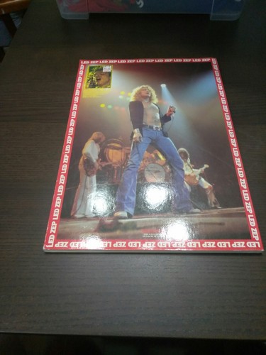 Vintage Led Zeppelin Hm Photo Book By Omnibus Press Jimmy Page Robert Plant