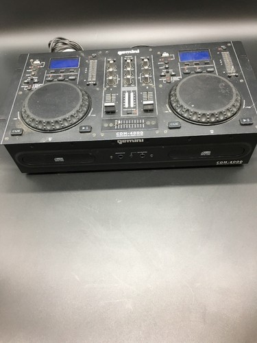 Gemini CDM-4000 2-Channel Dual CD/MP3/USB DJ Media Player Mixer System 9096078-2