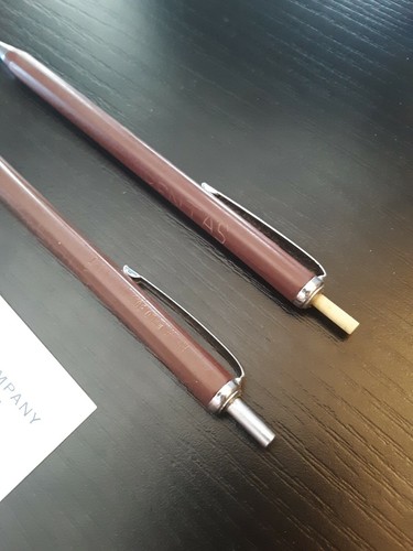 Vintage Pentel Sharp 350E Brown 0.5mm Mechanical Pencil