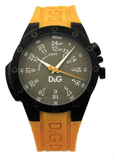 Dolce & Gabbana ロゴ ストライプ フード スウェット オレンジ ESTDバックロゴスウェット | レディースファッション通販 - DHOLIC
