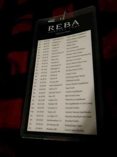 Reba McEntire Habitat for Humanity Concert Lanyard