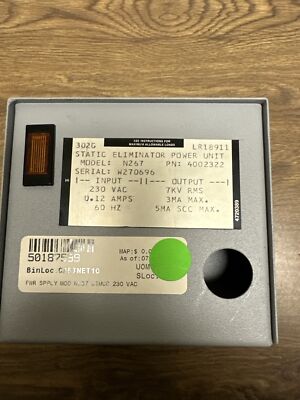 Simco,N267,Static Eliminator Power Unit