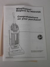 windtunnel hoover vacuum manual bagless