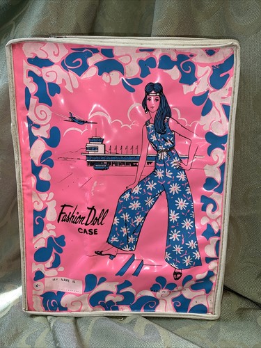 FASHION DOLL CASE WARDROBE HIPPIE 13&rdquo; X 9.5&rdquo; X 3&rdquo;