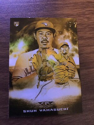 Shun Yamaguchi RC Golden SM-17 Topps Fire 2020