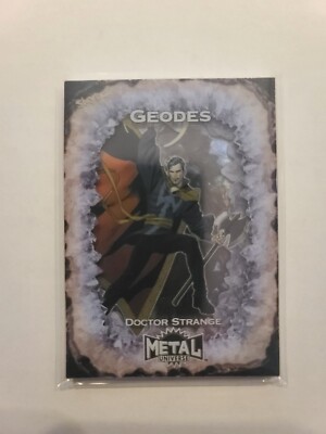 2023 Skybox Metal Universe Avengers Geodes Insert - Doctor Strange #G-9