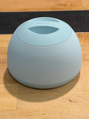 Zima Dental Pod Ultrasonic Cleaner-Dentures/Retainer/ Mouth Guard-Sky Blue