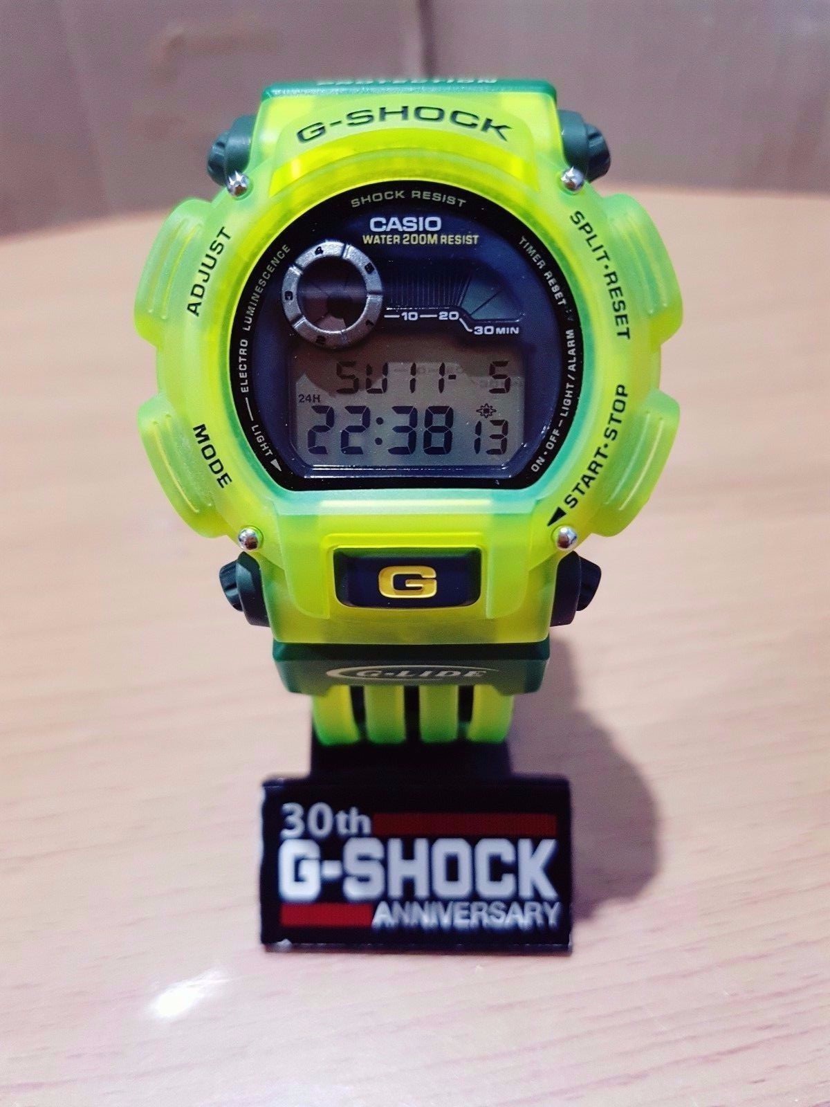 g shock fluorescent green