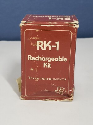 Vintage TEXAS INSTRUMENTS TI RK-1 Rechargeable Kit Plug Calculator AC Adapter