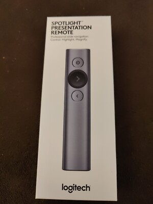  Logitech Spotlight Advanced Presentation Remote Slate Brand New SEALED