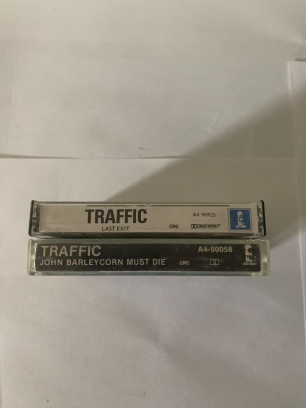 Traffic Cassette Tapes Lot Of 2 Traffic Last Exit John Barleycorn Must Die