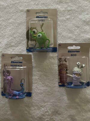 Disney Lot Pixar Monsters Inc. Mini Figures 2'' Cake Topper Toys Boo Mike Randall