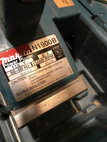 Makita Model N1900B  Planer With Case Works Great