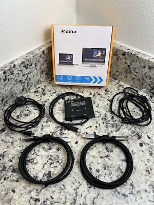 USB C Switch,Bi-Directional USB C Switcher 2 Computers
