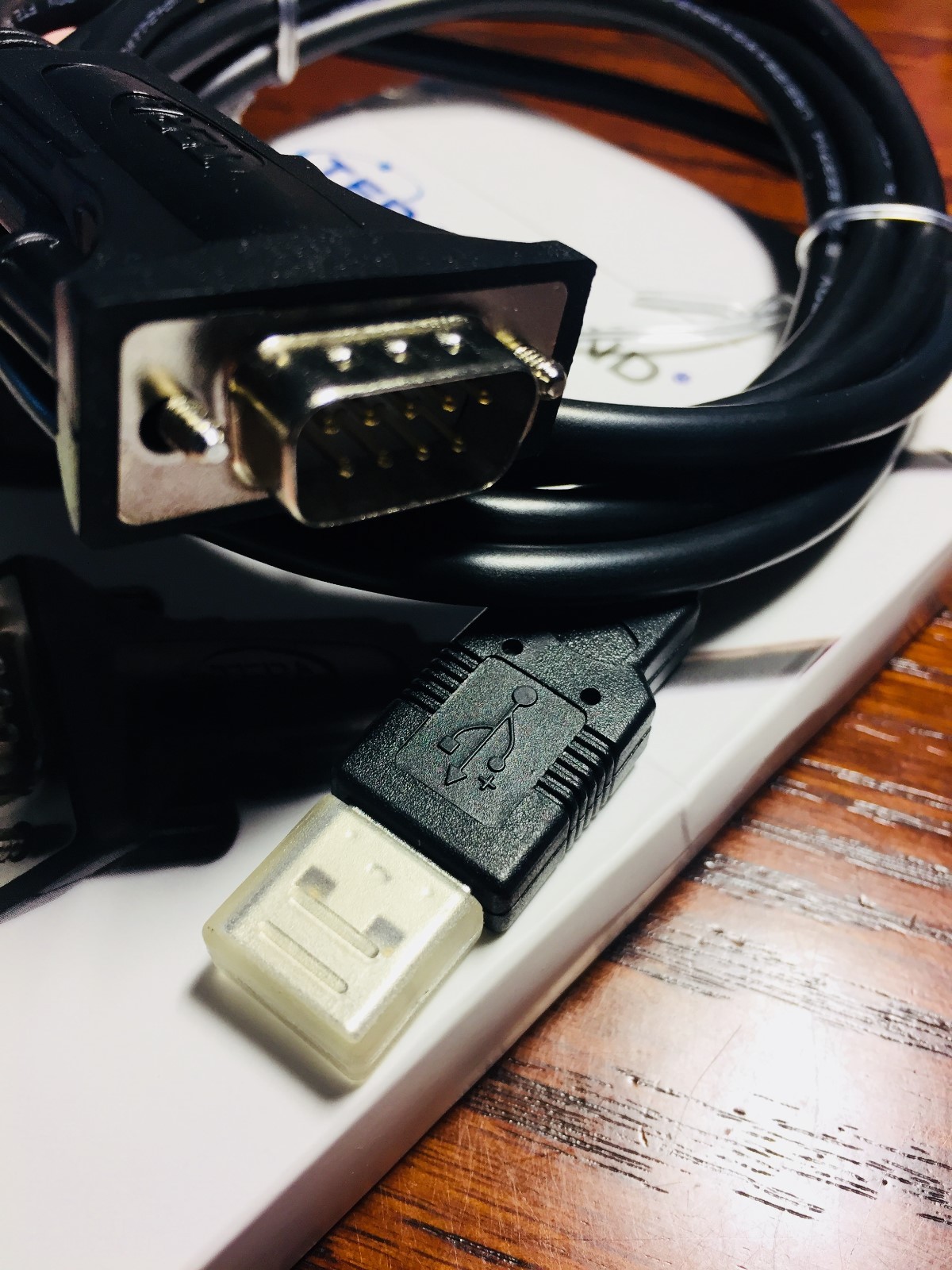 Tera Grand USB 2.0 to RS232 Serial DB9 6' Cable FTDI Win10 - w/ Male Thumbscrews