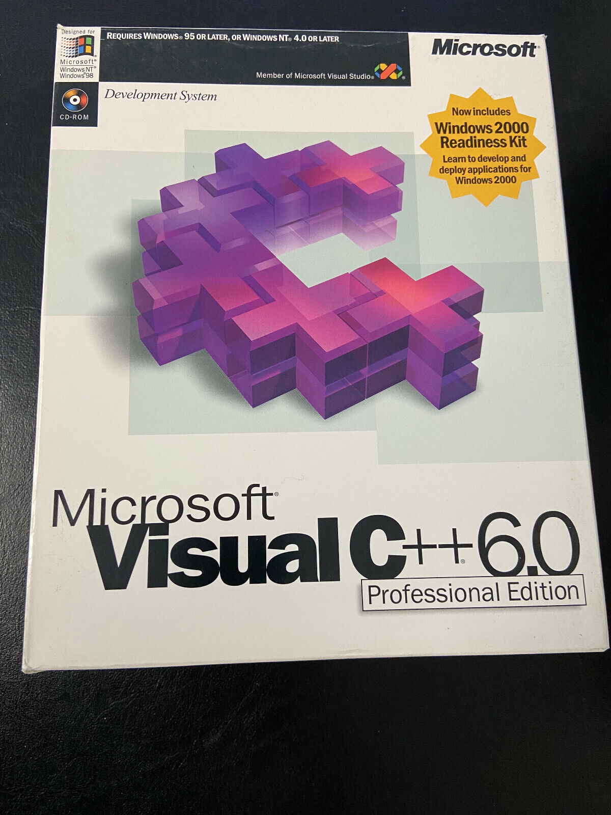 Microsoft Visual C++ 6.0 Professional Edition Retail Package Microsoft Visual C++ 6.0 Professional Edition Retail Package