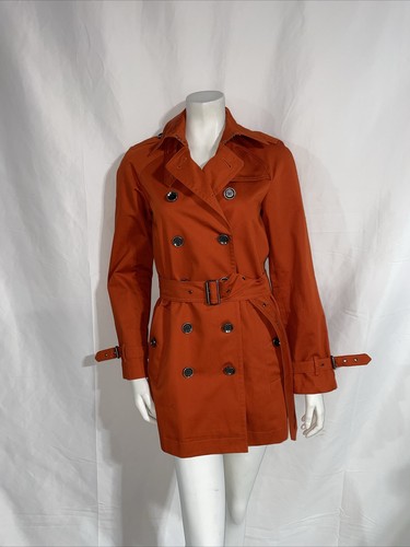 Burberry London Buckingham Women`s Trench Coat Jacket Size 4