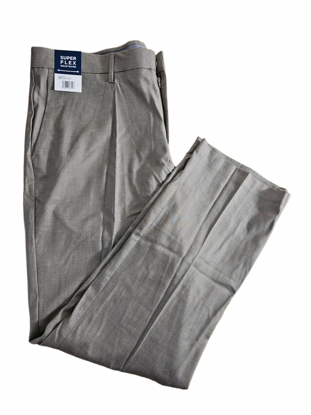 38x30 - TAN - Men’s Haggar Performance Straight Fit 365 Flex Dress Pants