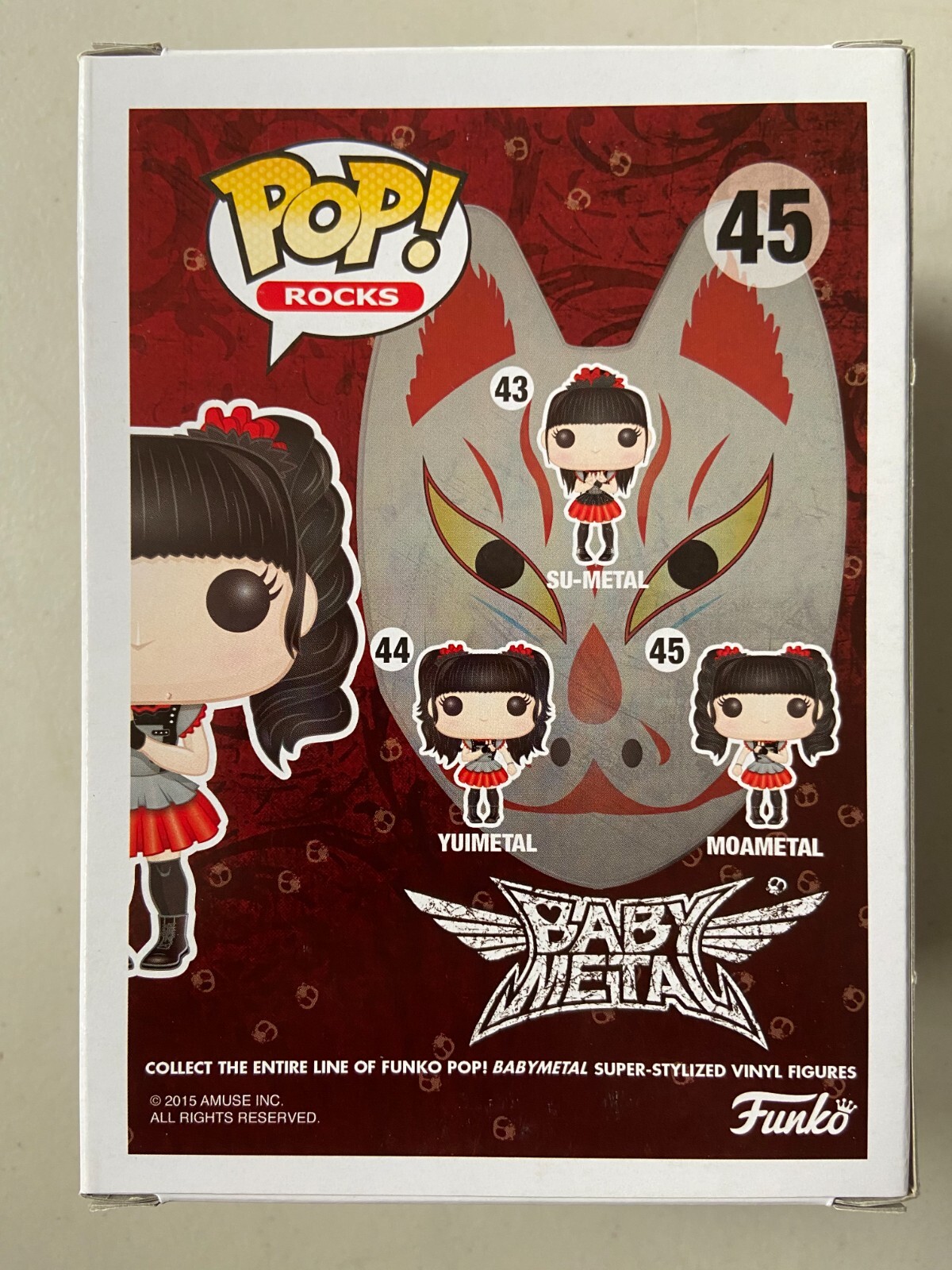 BABYMETAL Funko POP! Rocks 3体セット ベビーメタル ファンコ