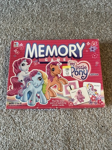 Milton Bradley My Little Pony G3 Memory Game 2003 | eBay