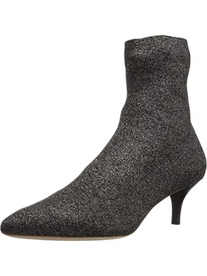 

LOEFFLER RANDALL Женские серебряные ботинки-носки Kassidy Кожаные ботильоны без шнуровки 6,5 B, Серебряный, KASSIDY-KNT