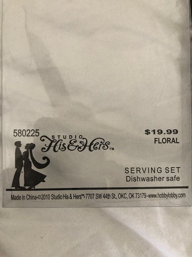 HIS & HERS, KNIFE & SPATULA, SERVING SET, HEART THEMED, NEW