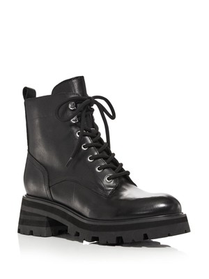 MARC FISHER LTD Женские черные кожаные ботильоны Lucien с круглым носком на блочном каблуке 6,5 М