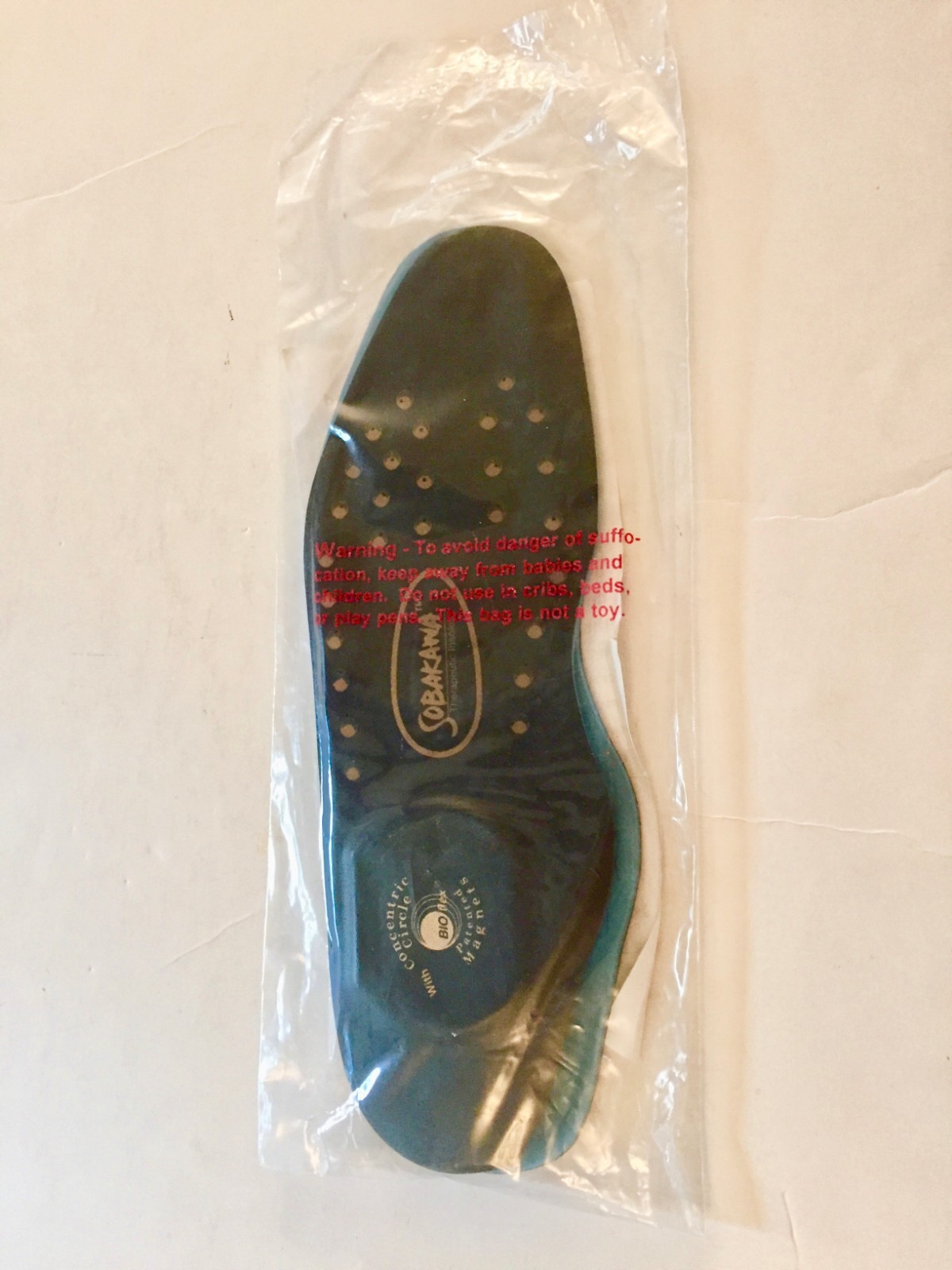 NEW Bioflex Medical Magnets Magnetic Flat Therapeutic Insoles Sobakawa Womens