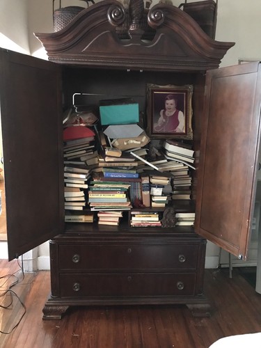 Beautiful, Large Solid Wood Armoire. 89