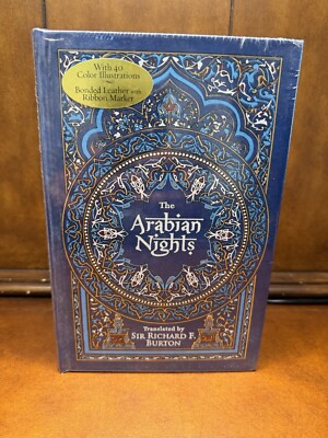 Leather Bound Hardcover Classic Book - Arabian Nights Sealed New Illustrated
