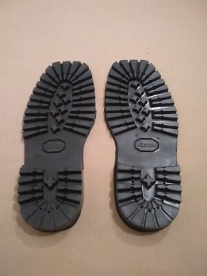Vibram 132 19 Iron Montagna Block Unit Sole  Black ( Sizes 7 - 8 -16)