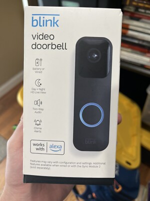 Blink Wired/Battery Operated Outdoor Smart Wi-Fi Video Doorbell