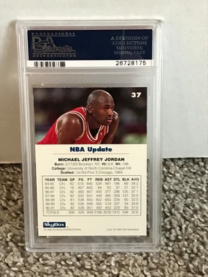 1992 Skybox #37 - MICHAEL JORDAN - USA Basketball - PSA 10 Gem Mint - BULLS