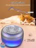 SIBAYS Cat Water Fountain, 118oz/3.5L Large Capacity Cat Fountain for Drinking with LED Light and Water Shortage Reminder, Plastic Automatic Dog Water Bowl Dispenser, Easy to Clean(FS75)