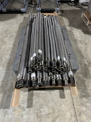 1x ERIKS Interlocked Hose Master Metal Flexible Hose 316SS AF5550 1-1/4 x 72''