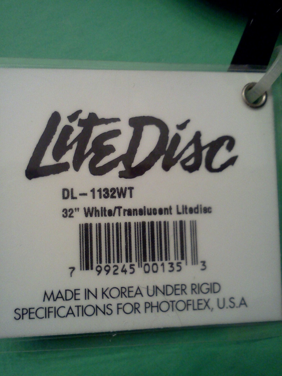 PHOTOFLEX  LITE DISC  PHOTO FLEX LITEDISC  REFLECTOR  VIDEO PRODUCTION LIGHT #2
