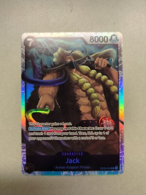 One Piece TCG English OP08-084 Jack SR Foil
