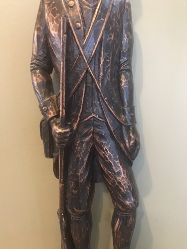 VINTAGE DART IND REVOLUTIONARY WAR SOLDIER PLAQUE, 1971