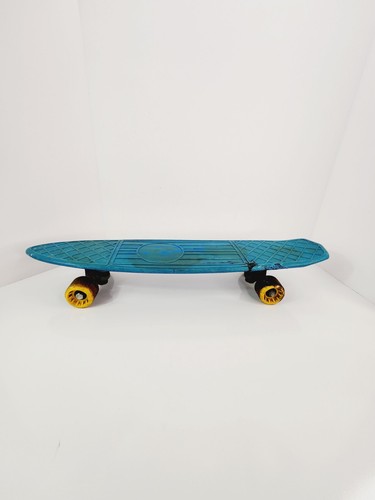 Vintage Blue Nash Skateboard Cruiser 70s Plastic 23 1/2