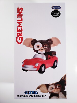 Royal Bobbles Gremlins: Gizmo in Sports Car Bobblehead [Spirit Exclusive] - NEW