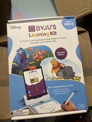 UNUSED Osmo - BYJU'S Learning Kit: Disney, Pre-K, Essential Edition - White. 
