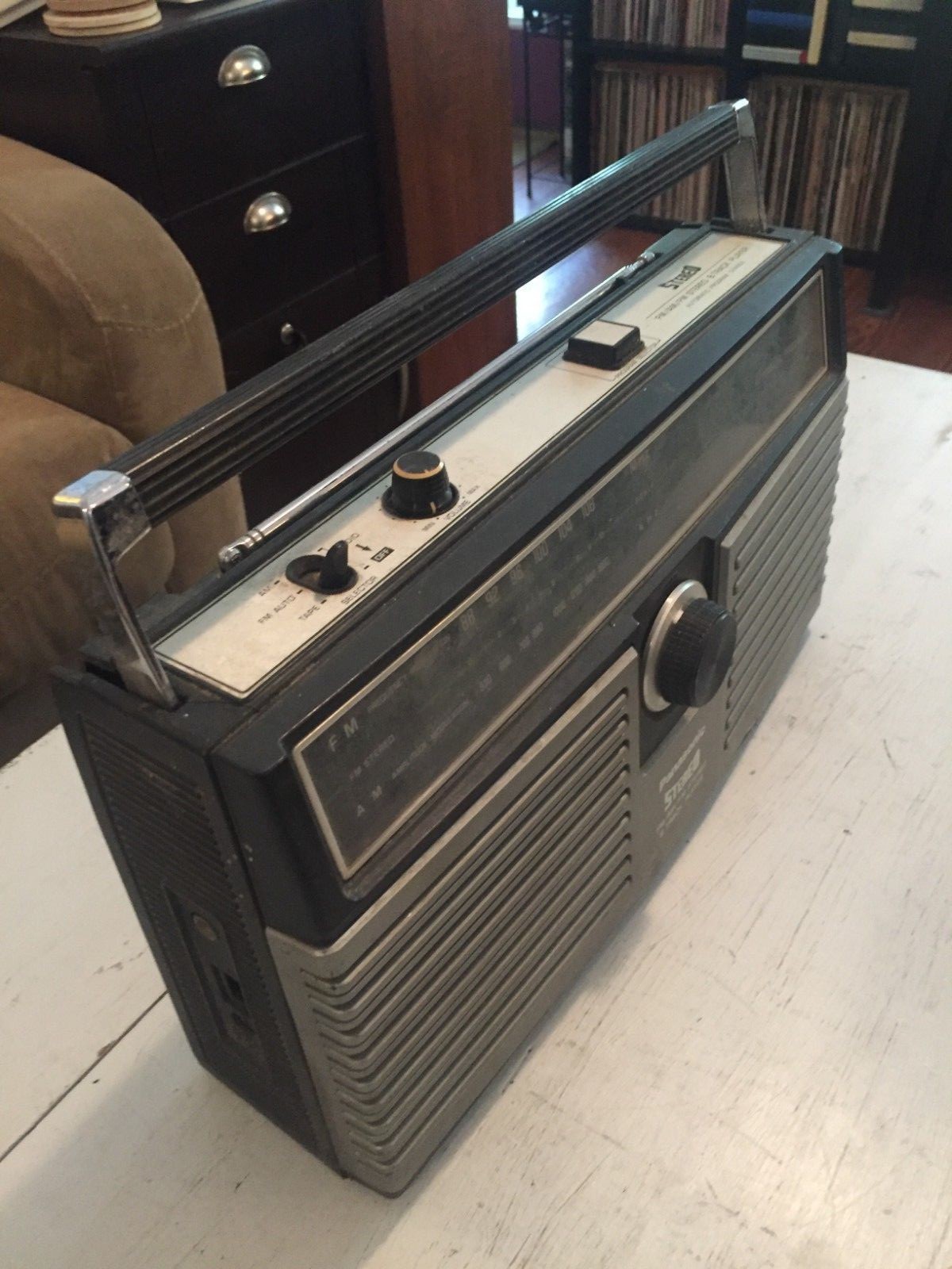 Panasonic AM FM Stereo 8 Track Player Model RS-836A