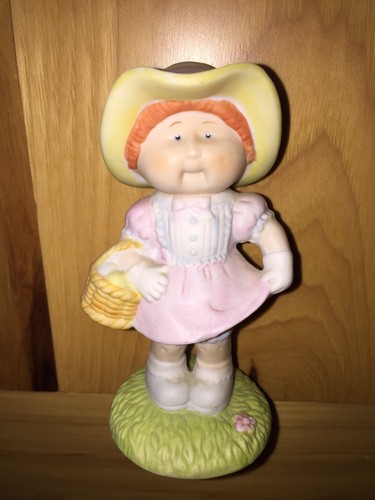 1985 Vintage Xavier Roberts CABBAGE PATCH KIDS FIGURINE * IN YOUR EASTER BONNET