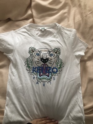 T shirt Maglietta Kenzo Sweatshirt LEOPARD TIGER Uomo Grigio 4YG5TS077 95G