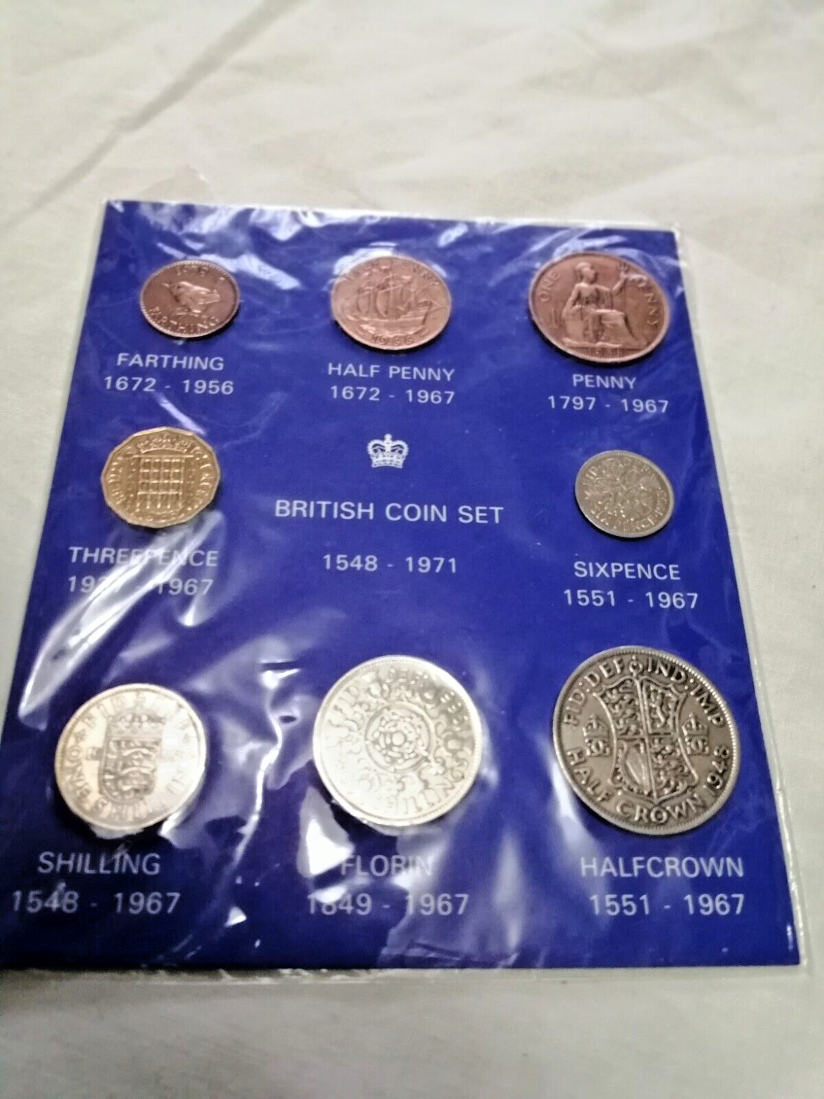 Proof Coin Set 6点セット 旧貨幣 Singapore, 1988/89, 1 Cent-1 Dollar, Uncirculated Coin Set
