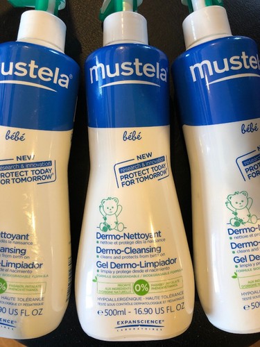 Mustela Bebe Dermo-Cleansing 3 Pack! 16.90 fl.oz EXpired 9/2018