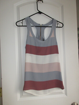 Express Zipper Back Tank Top